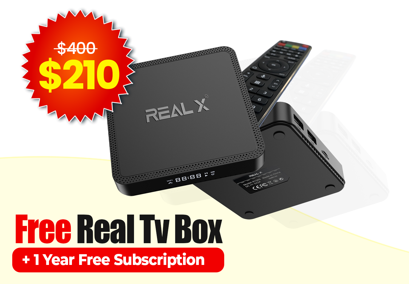 Real-x 1 Year World View Offer