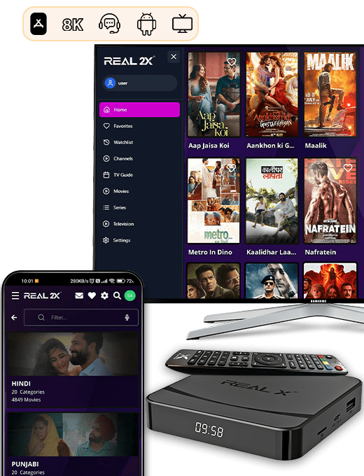 TV Box with Streaming App