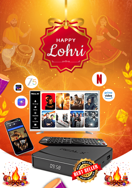 Celebrate Lohri with Real X Box & FREE Real 2X App