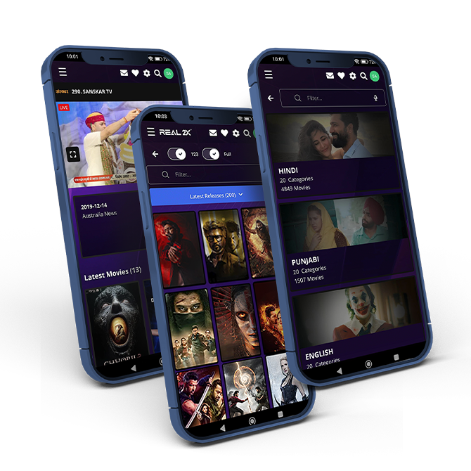 Indian Entertainment Now on Your Phone in Modbury with Real 2X App