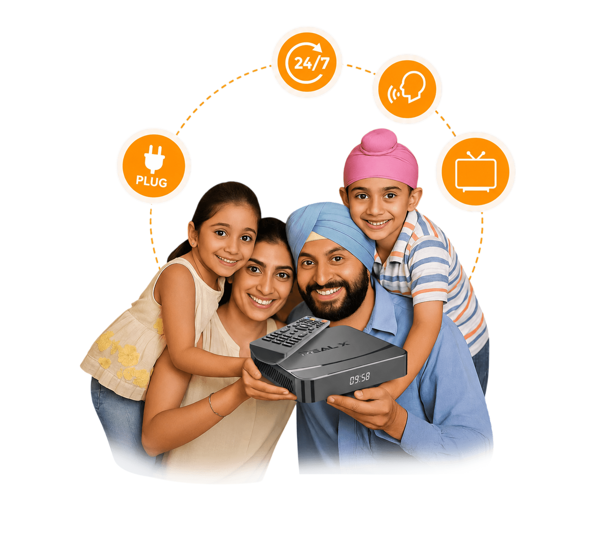 Punjabi Families Living in the USA
