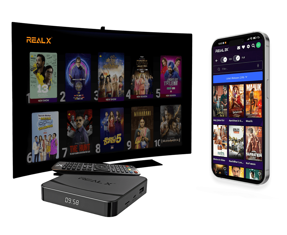 Dashboard of Real 2X App