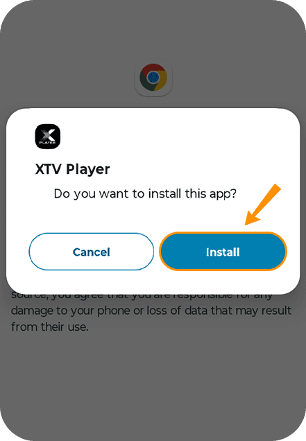 Install XTV Player