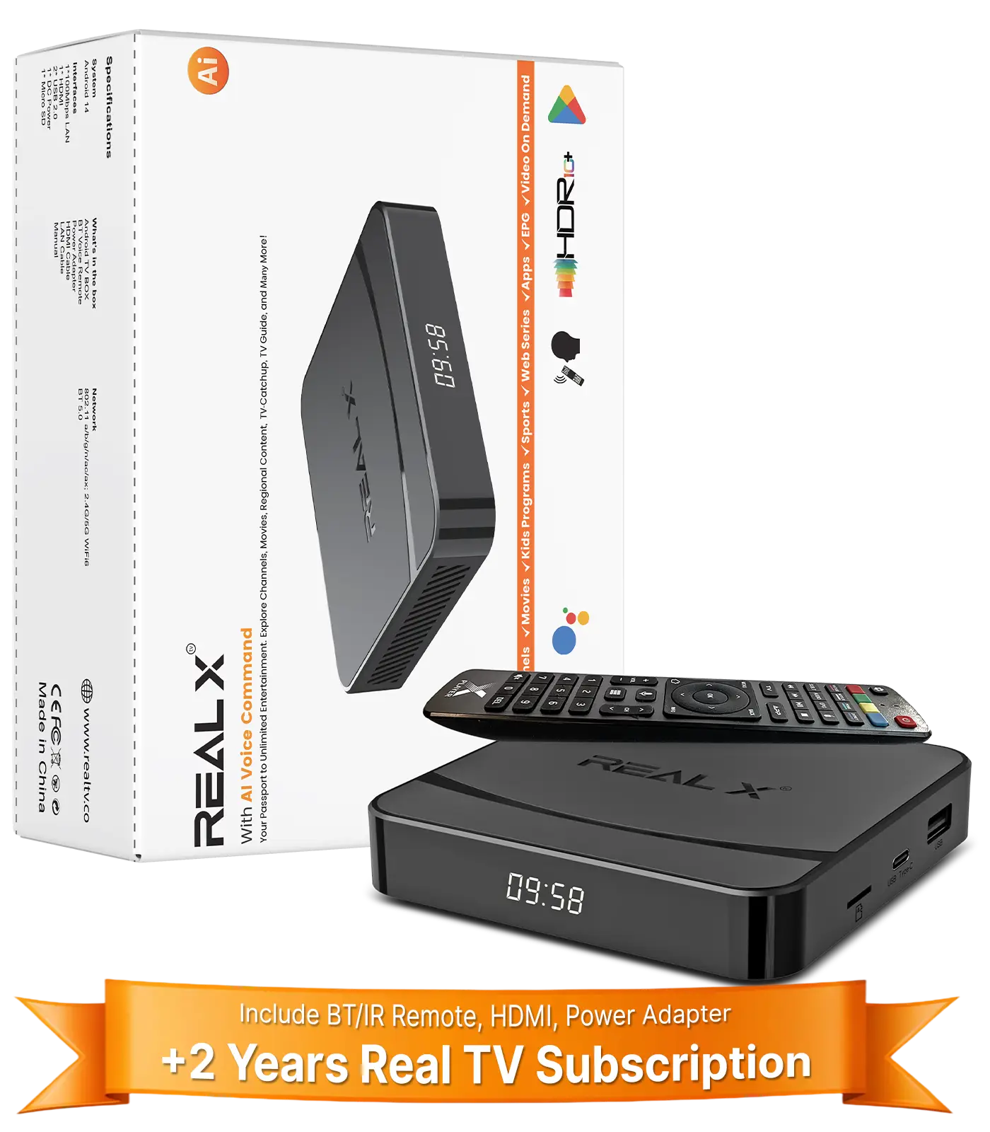 Real STB Package box