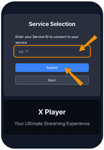 Service ID Selection
