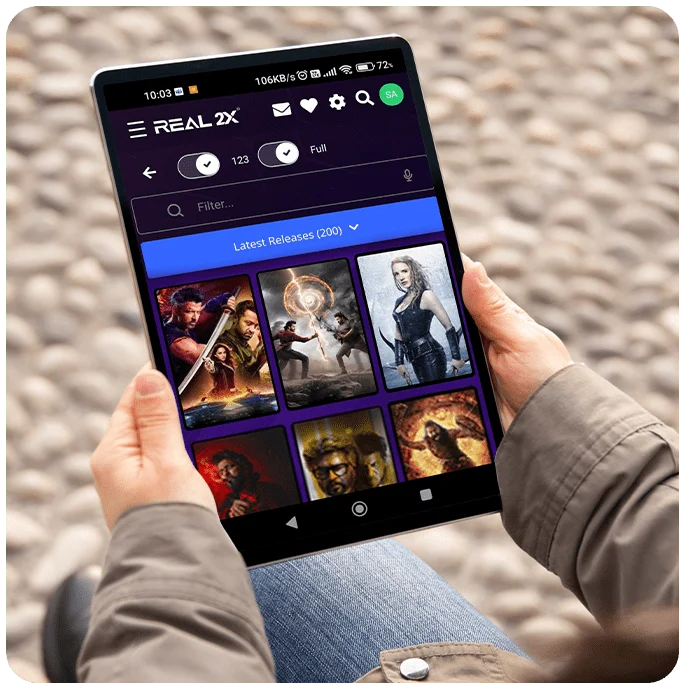 Stream Real 2X App